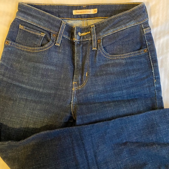 Levi’s 721 skinny jeans size 24 - Picture 2 of 4